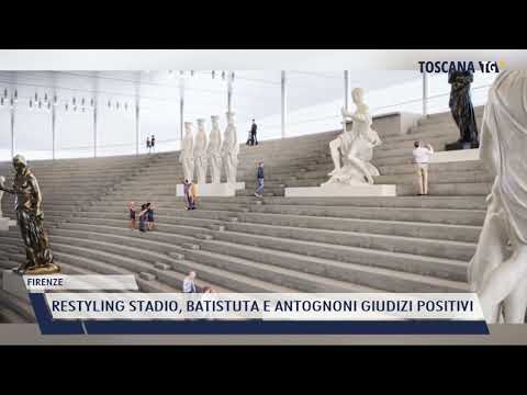 2022-03-08 FIRENZE - RESTYLING STADIO, BATISTUTA E ANTOGNONI GIUDIZI POSITIVI