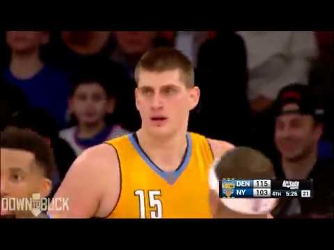 Nikola Jokic Career High 40 Points (vs New York) 11.02.2017