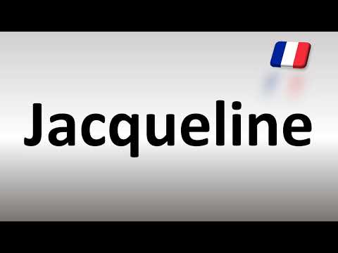 How to Pronounce Jacqueline