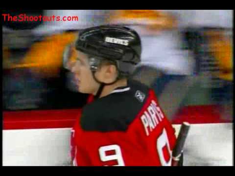 Zach Parise (NJD) vs. Ryan Miller (BUF) Shootout December 28, 2007