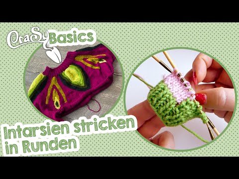 Knitting intarsia in the round - CraSy Basics