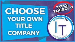 Episode 99 Why Choose YOUR Own Title Company on Florida Real Estate