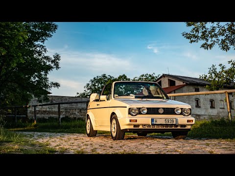 Volkswagen Golf 1 cabrio Karmann Quartett Special White Edition 1987