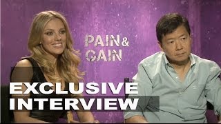 Pain & Gain: Ken Jeong & Bar Paly Exclusive Interview | ScreenSlam