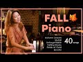 Jazzish 3 Hours Live Piano FALL Music Background By Sangah Noona