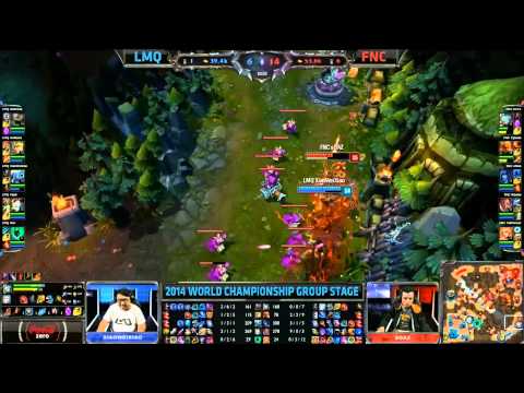 sOAZ vs XiaoWeiXiao 1 v 1 - LMQ vs FNC (S4 Worlds)