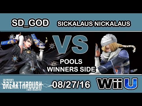 2GG: Breakthrough - SD_GOD (Bayo, Mario) Vs. FST | Sickalaus Nickalaus (Sheik) Pools - Smash