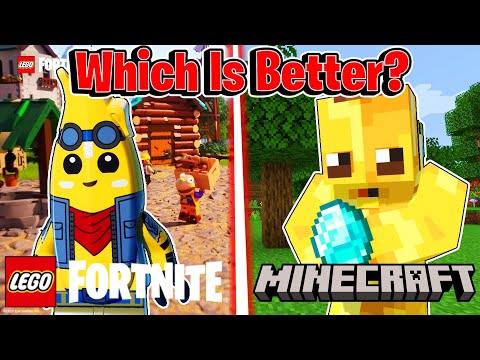 Fortnite vs. Minecraft: LEGO Showdown!