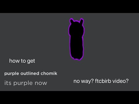Find the chomiks but its really bad | how to get purple outlined chomik