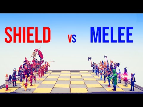 SHIELD vs MELEE  CHESS BATTLE#2 What's Your Next Move | TABS - Totally Accurate Battle Simulator