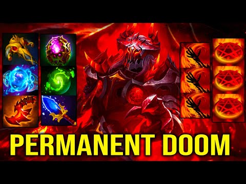 PERMANENT ULTIMATE [ Doom ] THE MOST INSANE TEAM FIGHT - DOTA 2 GAMEPLAY