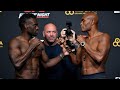 UFC Vegas 12: Weigh-in Faceoffs