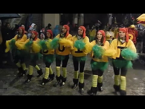 Scorpioni d'Arduino aranceri in sfilata al Carnevale Ivrea 2015