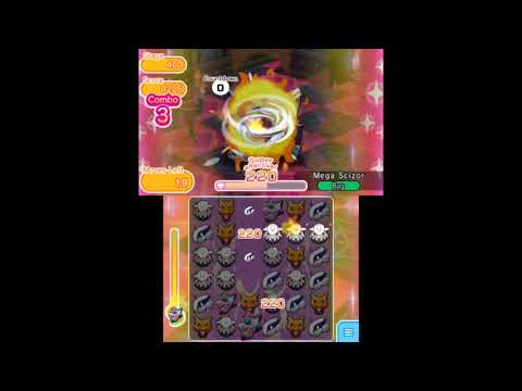 Pokemon Shuffle 3DS - Stage 400 Scizor S Rank