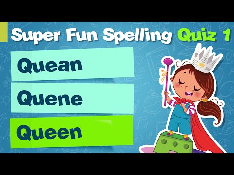 EQ English Quiz  - Super Fun Spelling Quiz 1