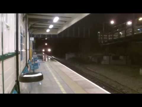 Prestatyn 7.1.2015 - DBS 67027 & Chiltern 67012 on test train *RARE* on N Wales line