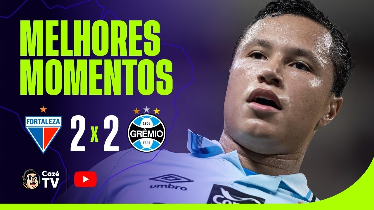 MELHORES MOMENTOS: FORTALEZA 2 X 2 GREMIO | BRASILEIRÃO 2025 | 33ª RODADA