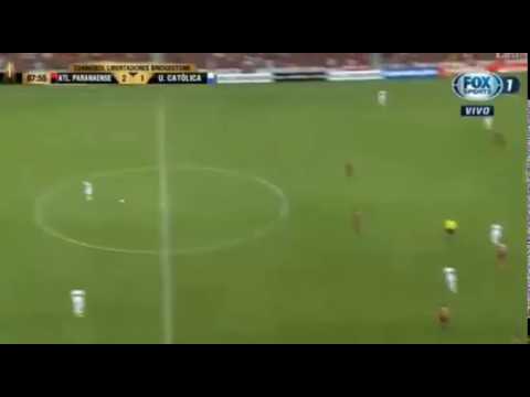 Gol de Ricardo Noir - Atletico Paranaense 2 Vs 2 U . Catolica - Copa Libertadores 2017