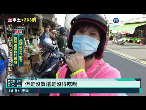 安心購物! 黃昏市場攤位擺陰性證明