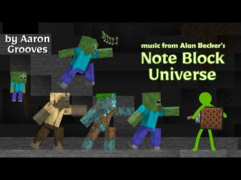 "Scene 2: Zombies" 🧟 Music by Aaron Grooves - Note Block Universe
