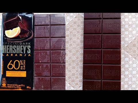 CHOCOLATE EM BARRA,SPECIAL DARK LARANJA 60% HERSHEY´S