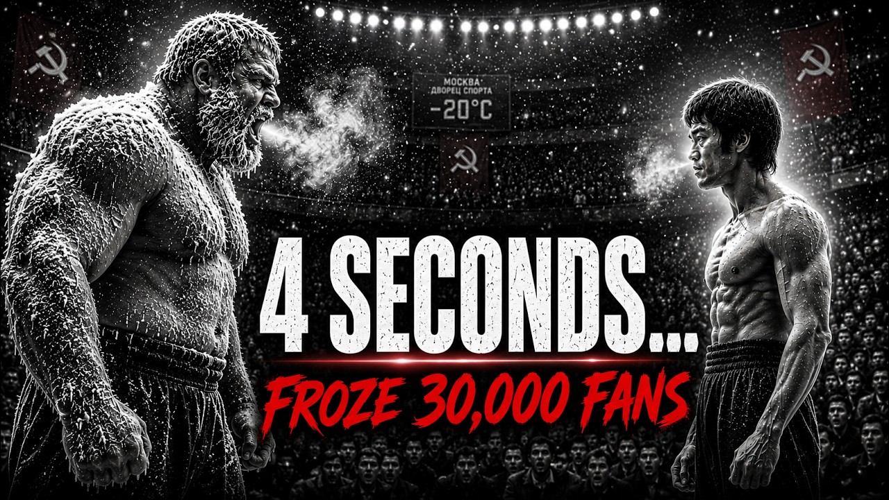 At -20°F, a Siberian Fighter Challenged Bruce Lee — 4 Seconds Froze 30,000 Fans