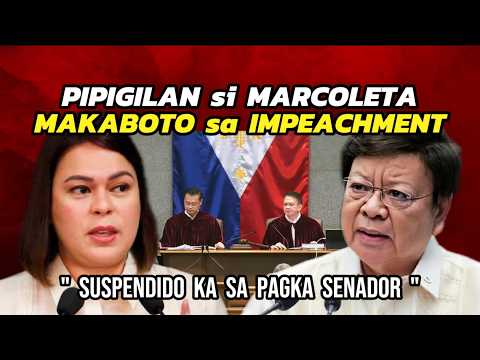 TARGET si MARCOLETA na SUSPENDIHIN sa pagka SENADOR! IMBESTIGASYON sa FLOOD CONTROL MATITIGIL na?