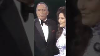 Frank Sinatra and Loretta Lynn singing “All Or Nothing At All” on Sinatra and Friends. 🎙👢