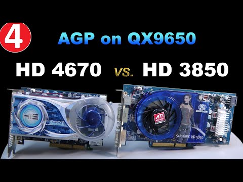 AGP Radeon HD 4670 vs. HD 3850 on Intel Core 2 Extreme - RETRO Hardware