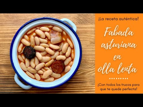 Cómo Hacer FABADA ASTURIANA en OLLA LENTA🤤 Receta Auténtica MUY FÁCIL⭐