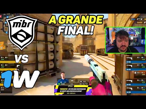 A GRANDE FINAL - MIBR vs 1WIN - MELHORES MOMENTOS Map 2 - CCT 2023 Online Finals 3 | CSGO
