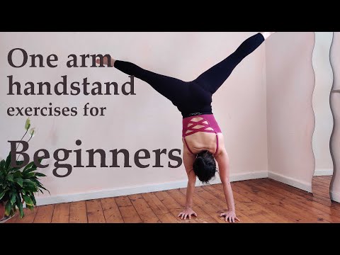 One arm handstand exercises for beginners | The Art of Handbalancing