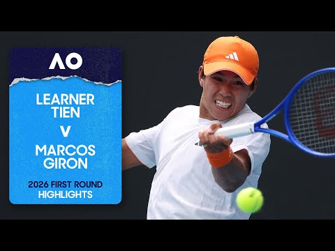 Learner Tien v Marcos Giron Highlights | Australian Open 2026 First Round
