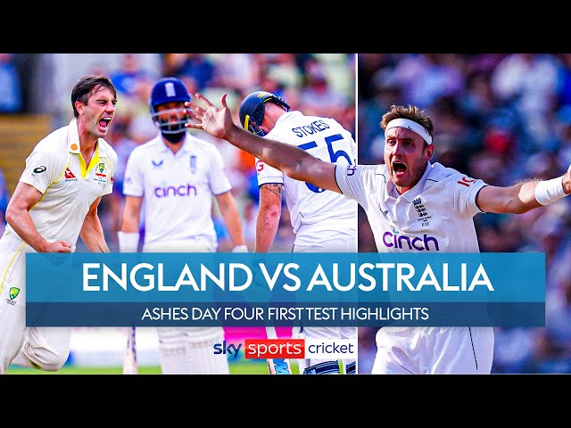 Broad shines with ball to give England the edge! 🔥 | Day four first Test | Ashes Highlights