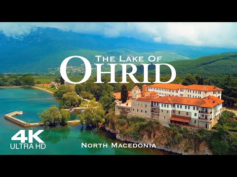 OHRID 🇲🇰 Охрид 4K | 1 HOUR Drone Aerial Relaxation Film | NORTH MACEDONIA Македонија Скопје