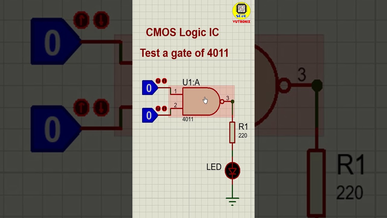 [SGeC] 4011 CMOS Logic IC | Quad 2-Input NAND Gate