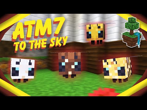 COMO COMEÇAR NO MOD DAS ABELHAS * PRODUCTIVE BEES * - ATM7 TO THE SKY #21