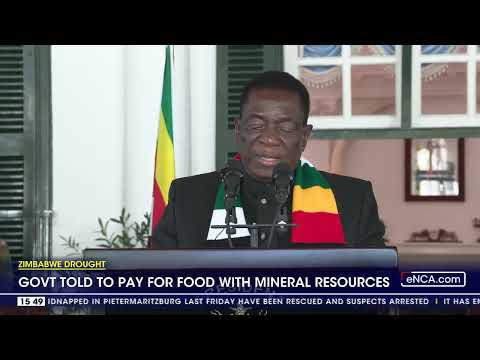 Zimbabwean government told to pay for food with mineral resources
