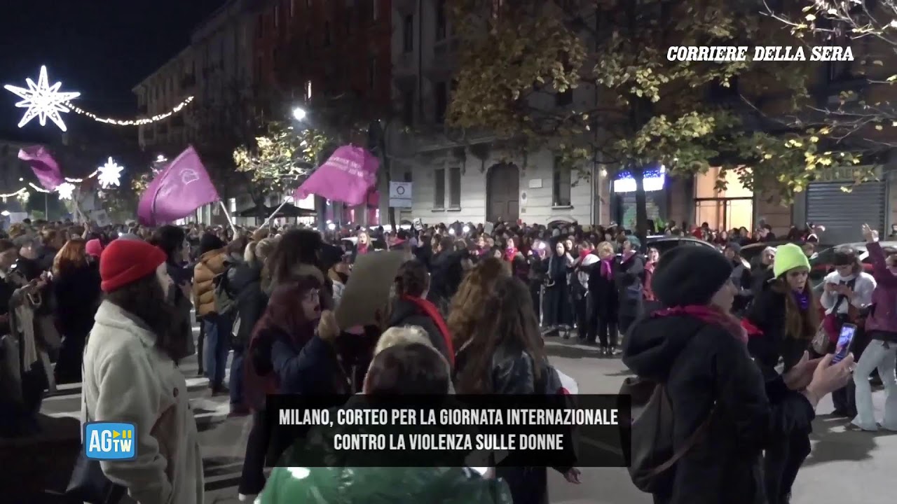 25 novembre, corteo antiviolenza a Milano