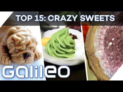 , title : 'Crazy Sweets: Vom Welpen-Pudding bis zur Kristall-Schokolade | Galileo 360° | ProSieben'