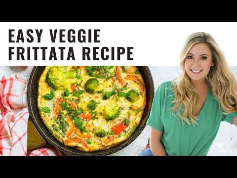How to Make a Veggie Frittata! (Easy Make-Ahead Meal)