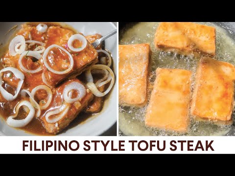 Filipino Style Tofu Steak (Tokwa Recipe)