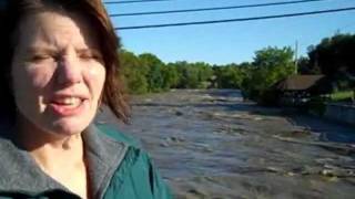preview picture of video 'Adirondacks Under Seige from Irene, flooding.'