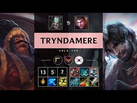 Tryndamere Top vs Jayce - KR Grandmaster Patch 25.20