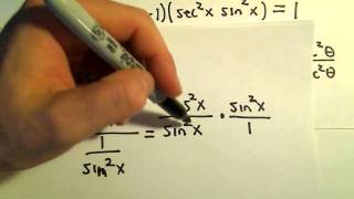 Simplifying Trigonometric Expressions Using Identities, Example 3