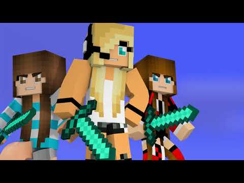 [SPED UP VERSION] Minecraft Song Psycho Girl 8 - Psycho Girl Minecraft Music Video Series