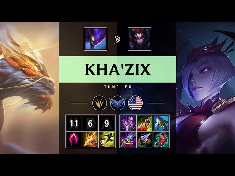 Kha'Zix Jungle vs Elise - NA Diamond Patch 25.14