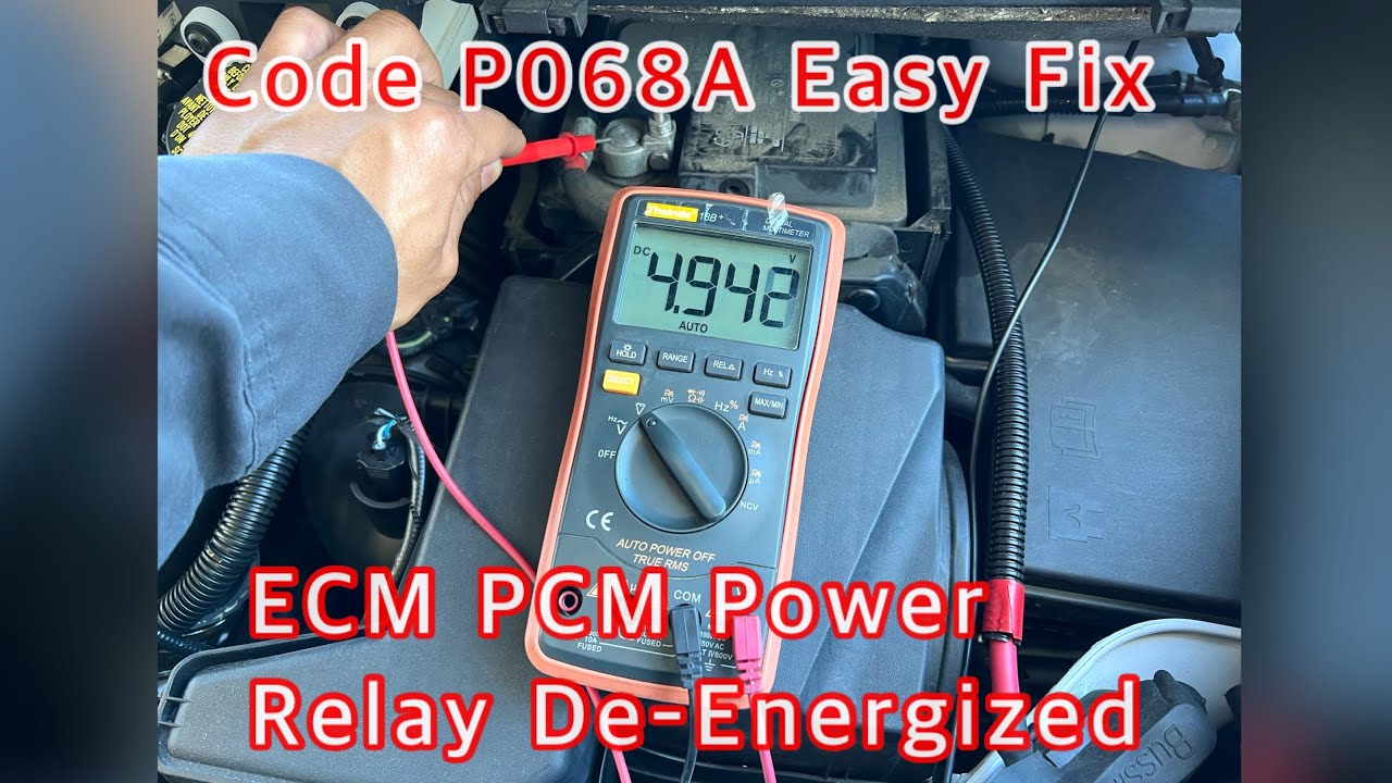 Ford Escape Code P068A ECM / PCM Power Relay De-Energized - Simple Fix