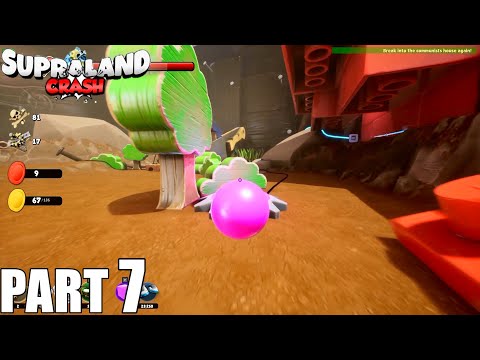 Supraland Crash Walkthrough Gameplay Part 7 - Get back into Orangeburg / PC