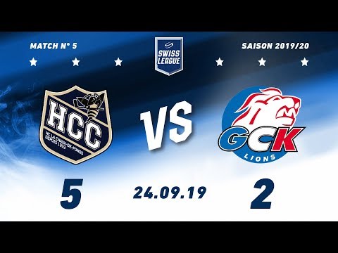 24.09.2019 HC La Chaux-de-Fonds - GCK Lions (5-2)